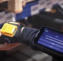 HandScanner with Memor 10 in Warehouse