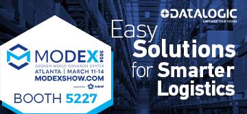 Datalogic presents 360° logistics solutions at MODEX 2024: Experience live demos, innovative products, and the future of automation: THE EASY SOLUTION FOR SMARTER LOGISTICS