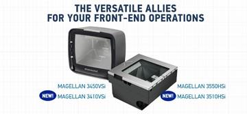 Magellan™ 3410VSi and 3510HSi - The impressive new single plane scanners that make barcode reading easier than ever