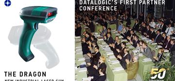 50-летие: Первая Партнерская Конференция Datalogic И Выпуск Ручного Сканера Dragon