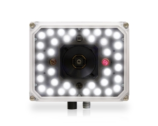 Matrix 320 ~ 36 white LEDS, white front, front facing with 1 red light