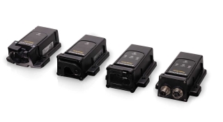 PowerScan 9600 AR, 4 Communication Modules, Left Facing