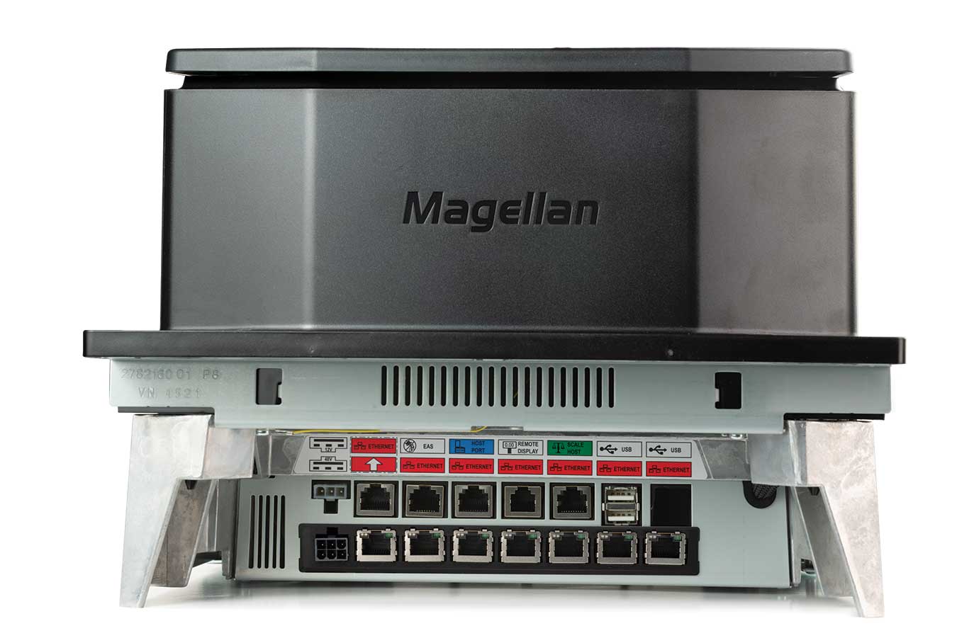 Magellan 9600i, Backside with Ports