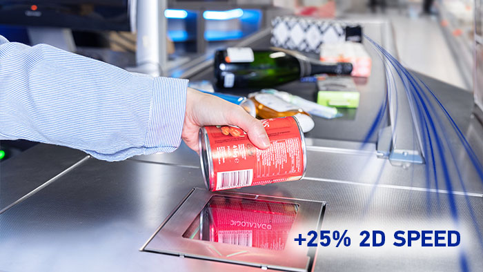 Konstanter hoher Durchsatz für stark frequentierte Kassen